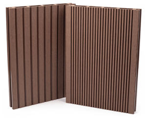 Premium Classic csokibarna WPC teraszburkolat minta