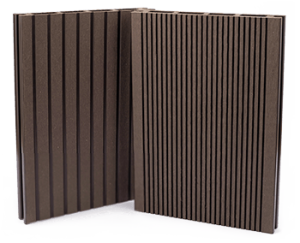 Premium Classic kávébarna WPC teraszburkolat minta