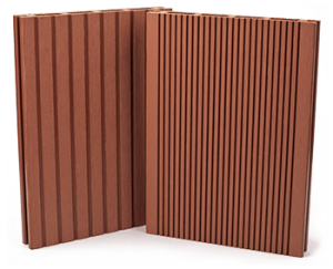 Premium Classic mogyoróbarna WPC teraszburkolat minta