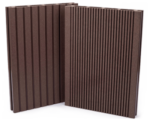 Premium Classic sötétbarna WPC teraszburkolat minta